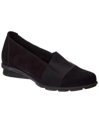 Arche Denoto Leather Flat In Black