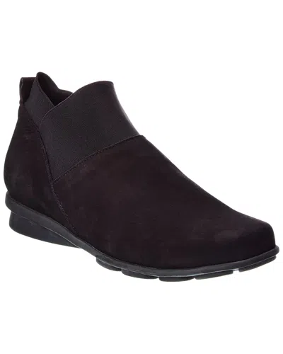 Arche Denowe Leather Flat In Black
