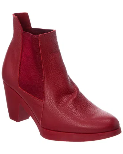 Arche Divana Leather Bootie In Burgundy