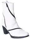 Arche Divzyp Leather Bootie In White