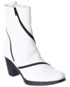Arche Divzyp Leather Bootie In White