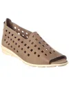Arche Drick Leather Flat In Multi