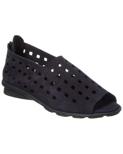 Arche Drick Leather Sandal In Blue