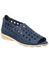 Arche Drick Leather Sandal In Blue