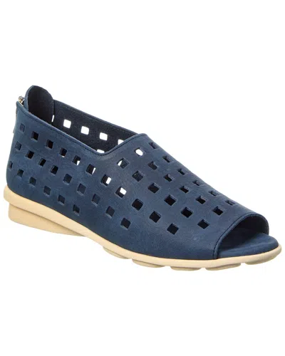 Arche Drick Leather Sandal In Blue