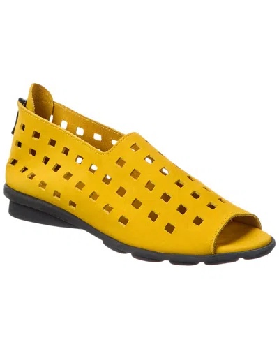 Arche Drick Suede Sandal In Yellow