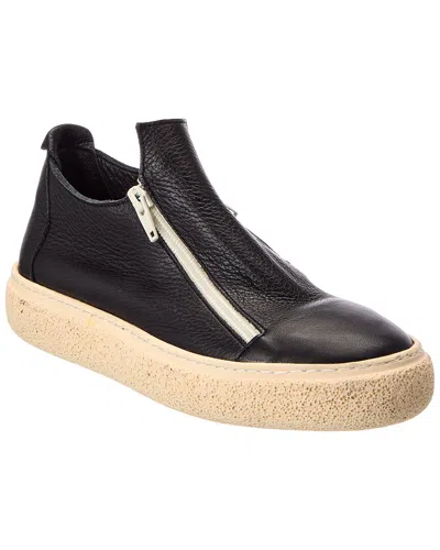Arche Edenoo Leather Sneaker In Black
