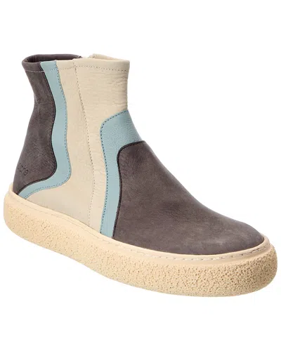 Arche Edexya Leather High-top Sneaker In Multi
