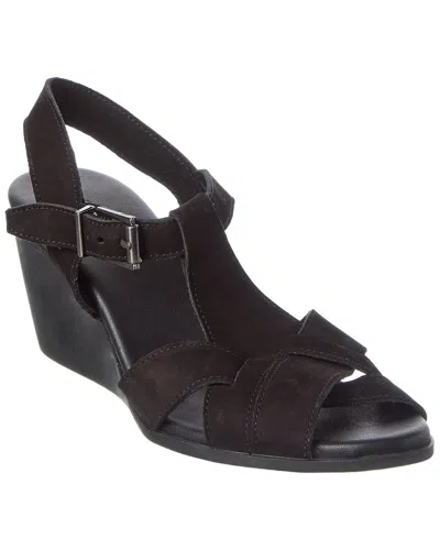 Arche Egypse Leather Sandal In Black