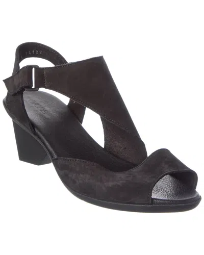 Arche Enoxus Leather Sandal In Black