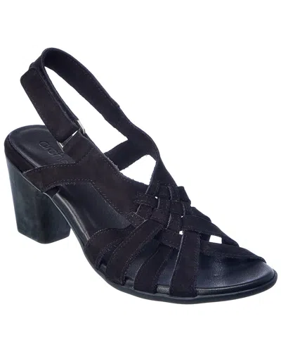 Arche Farham Leather Sandal In Black