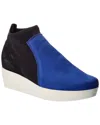 Arche Fujack Leather Wedge In Blue