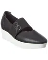 Arche Fujako Leather Sneaker In Black