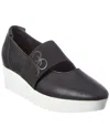 Arche Fujako Leather Sneaker In Black