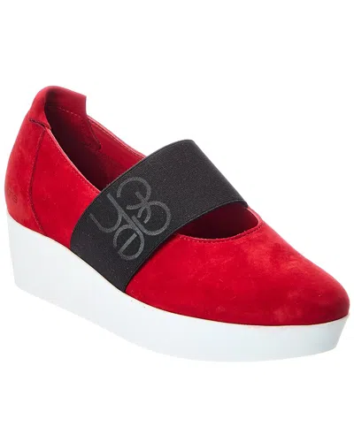 Arche Fujako Leather Sneaker In Red