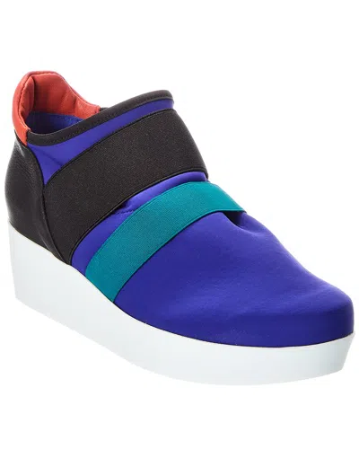 Arche Fujame Leather Sneaker In Blue