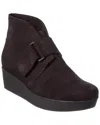 Arche Fujhey Suede Wedge Boot In Brown