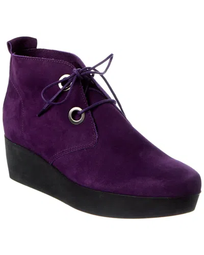 Arche Fujili Leather Bootie In Purple