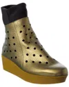 Arche Fujito Leather Bootie In Black