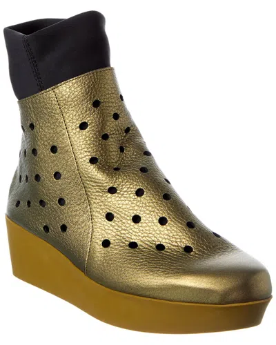 Arche Fujito Leather Bootie In Black