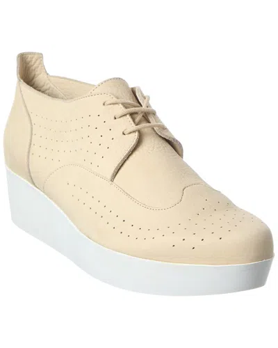 Arche Furbye Leather Flat In Neutral