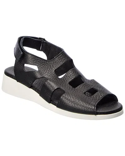Arche Gaolak Leather Sandal In Black