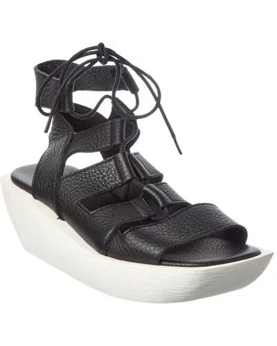 Arche Gimlyz Leather Sandal In Black