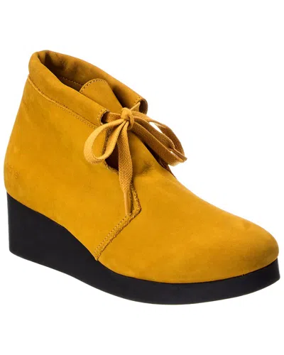 Arche Hablo Leather Bootie In Yellow