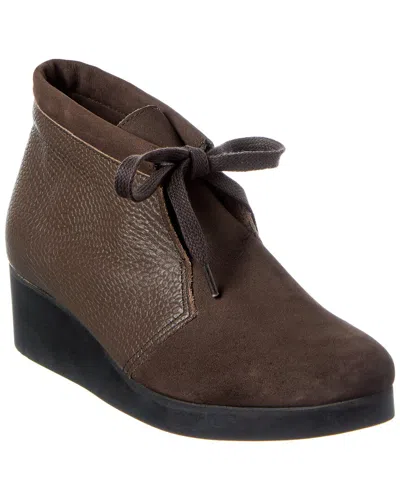 Arche Hablo Suede & Leather Bootie In Brown