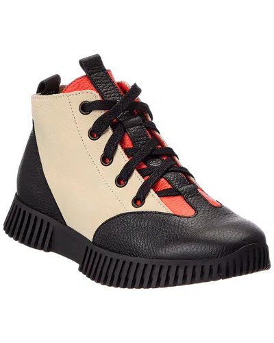 Arche Havame Leather Sneaker In Black