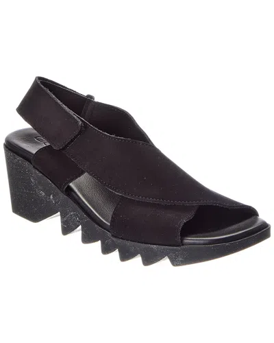 Arche Himali Leather Sandal In Black
