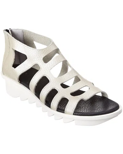 Arche Ikyade Leather Sandal In White