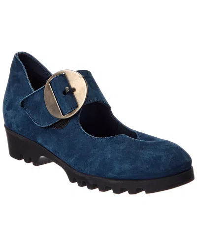 Arche Jilly Leather Pump In Blue