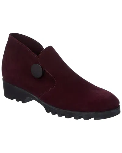 Arche Jimara Leather Bootie In Burgundy