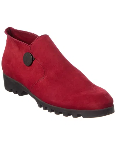Arche Jimara Leather Bootie In Red
