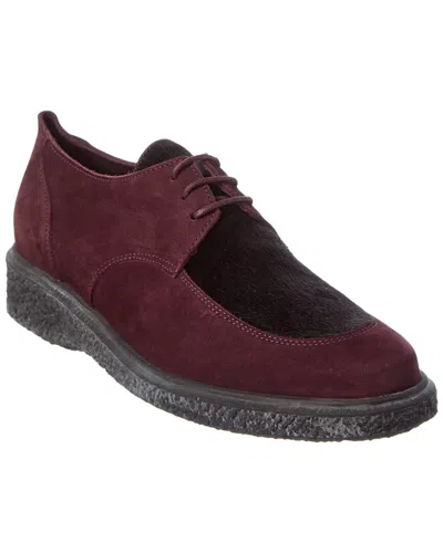 Arche Johiro Suede & Haircalf Sneaker In Purple