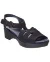 Arche Kimloo Leather Sandal In Black