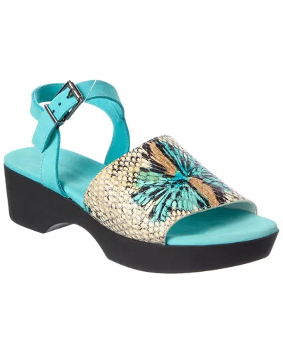 Arche Kimoko Leather Sandal In Purple
