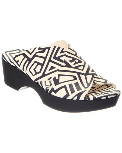 Arche Kimyra Leather Flat In Neutral