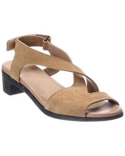 Arche Kisbye Leather Sandal In Neutral