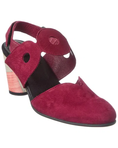 Arche Klonya Leather Pump In Burgundy