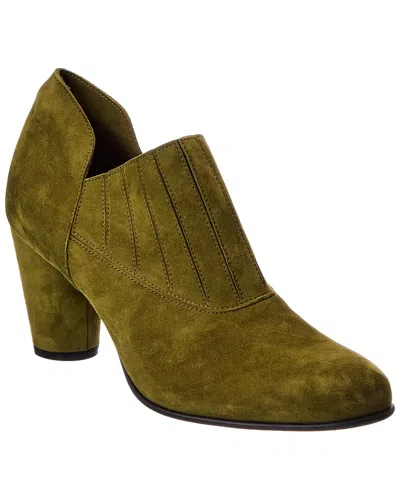 Arche Klorej Leather Bootie In Green
