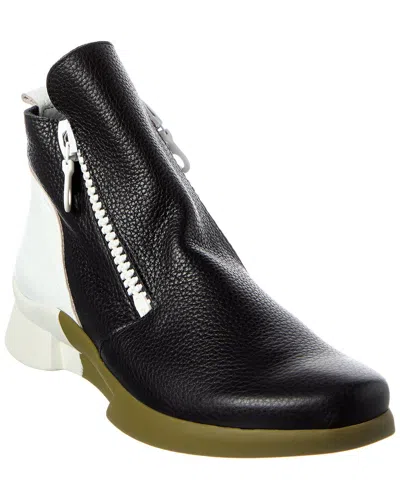 Arche Kythye Leather Sneaker In Black