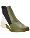Arche Kytyss Leather Boot In Green