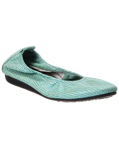 Arche Laius Leather Flat In Animal Print