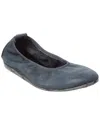 Arche Laius Leather Flat In Blue