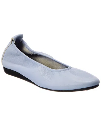 Arche Laius Leather Flat In Blue