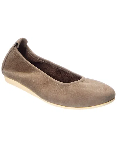 Arche Laius Leather Flat In Brown