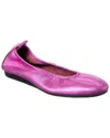 Arche Laius Leather Flat In Pink