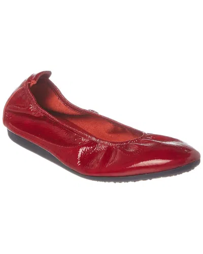 Arche Laius Leather Flat In Red